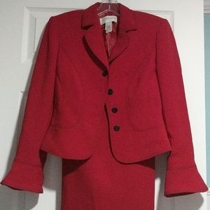 Liz Claiborne Red Suit